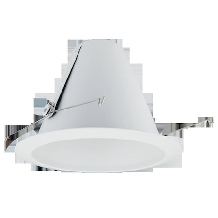 Elco Lighting 6 Airtight Smooth Metal Cone Reflector with Torsion Springs Trim" ELM301W